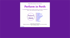 Desktop Screenshot of perthshire-music-festival.org.uk